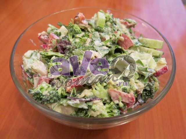 Вкусный овощной салат