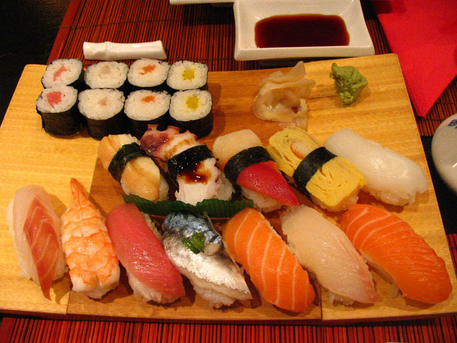 рыба в суши